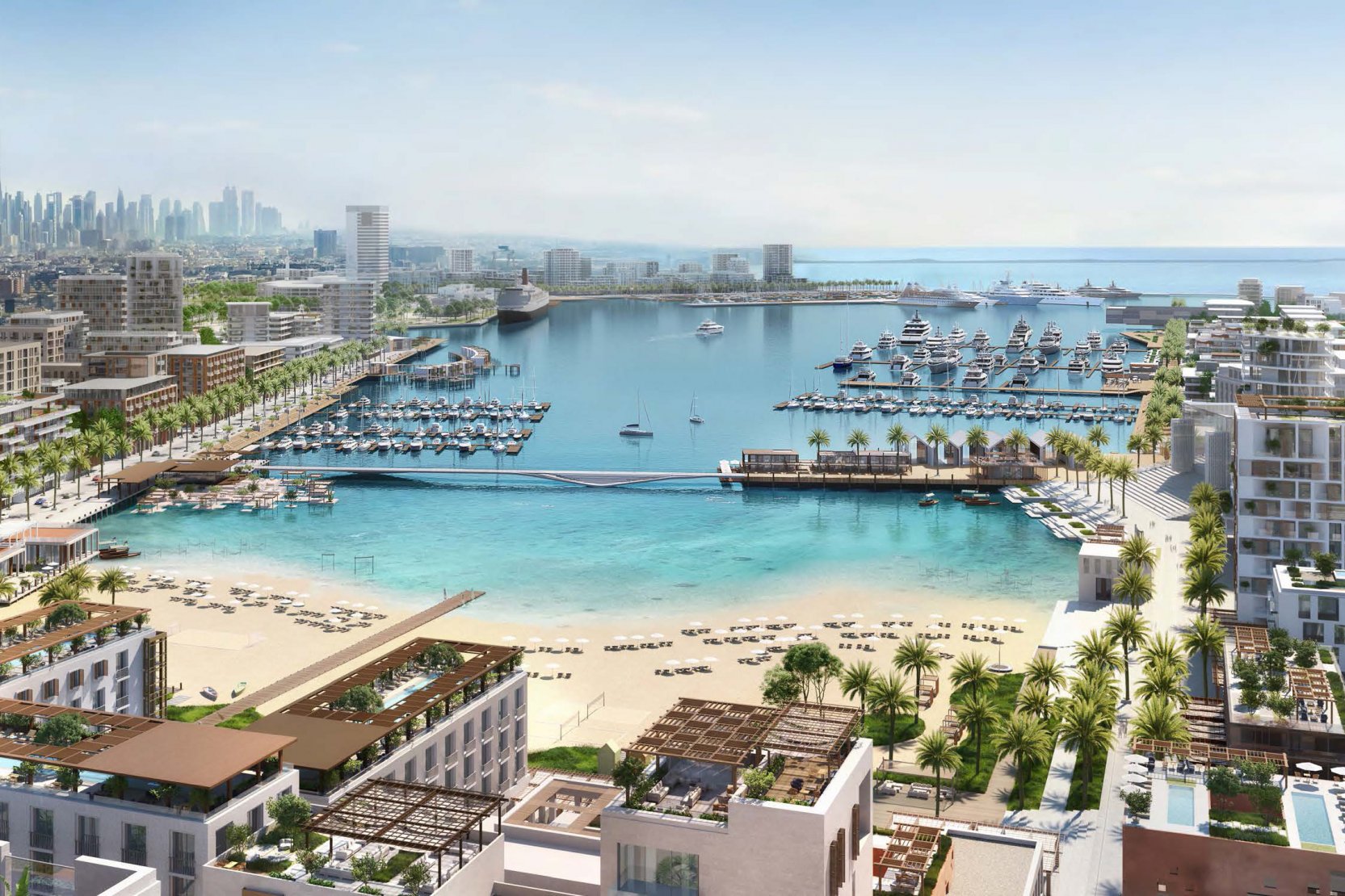 Fior 1 at Rashid Yachts & Marina – Waterfront Luxury Apartments