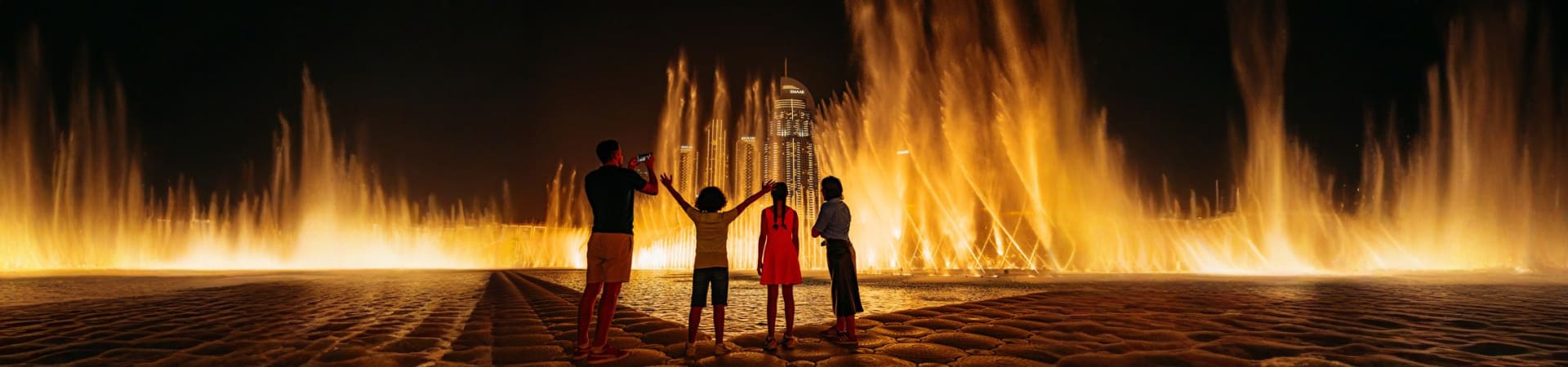 Dubai Fountain Show and Lake Ride