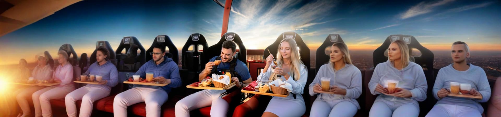 Breakfast in the sky with Balloon flights