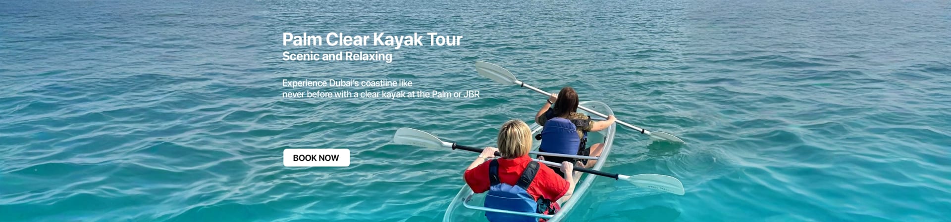Double Clear Kayaking Dubai 30 Min