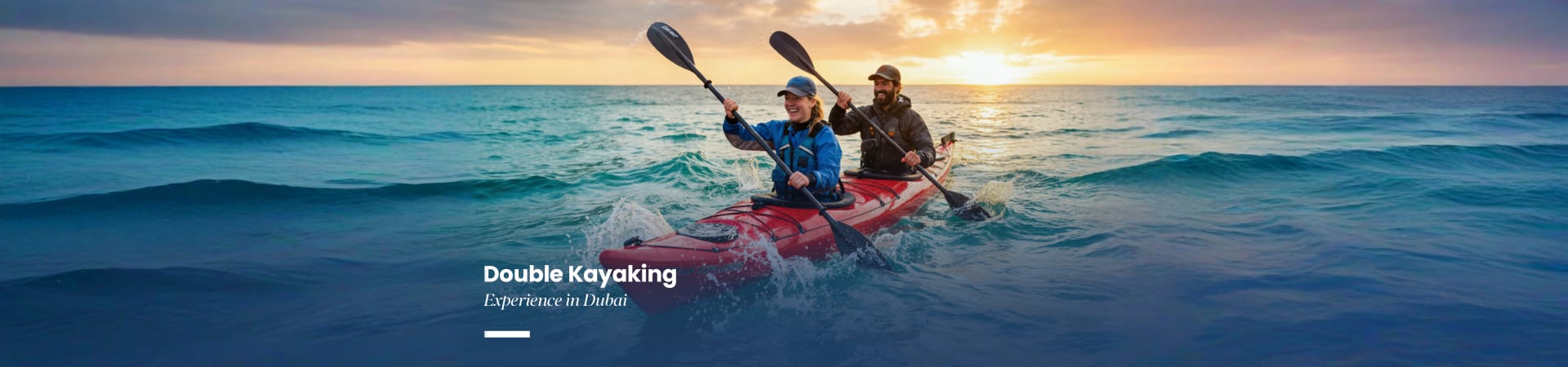 Double Clear Kayaking Dubai 60 Min