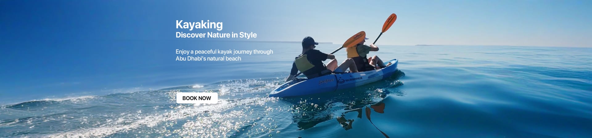 Double Kayaking Abu Dhabi Corniche